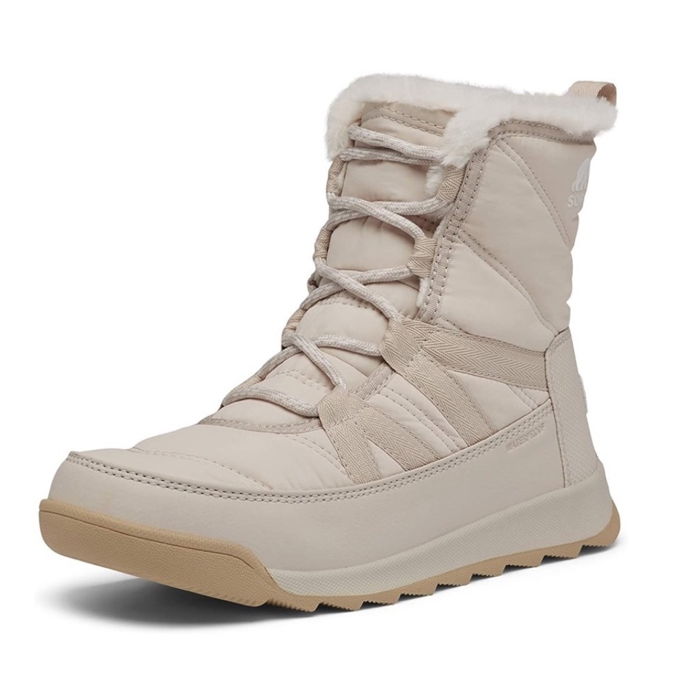 Sorel Whitney II Short Winter Lace Up Boot Dark Stone